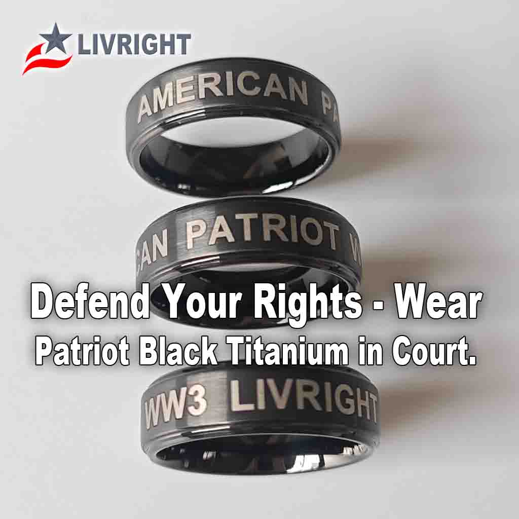 Patriot Ring Black Titanium Patriot Ring Black Titanium