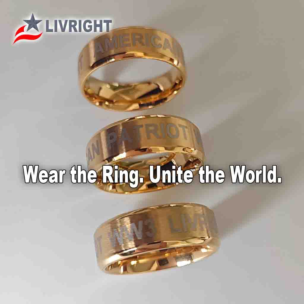 Patriot Ring Gold Titanium Patriot Ring Gold Titanium